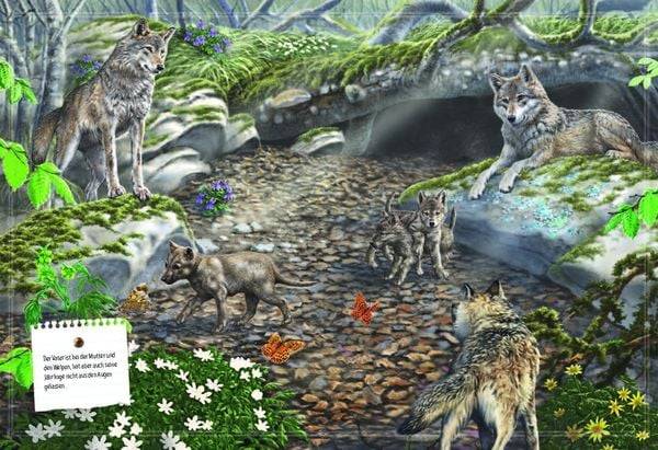 Verborgene Welt der Wölfe
