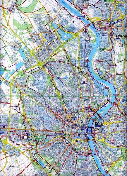 Bikeline Radwanderkarte Köln / Bonn 1 : 60 000