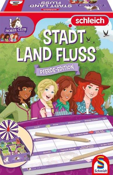 Schmidt Spiele - Stadt Land Fluss, Pferde Edition