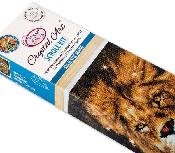 Crystal Art Scroll Löwe