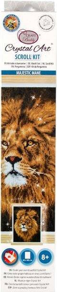 Crystal Art Scroll Löwe
