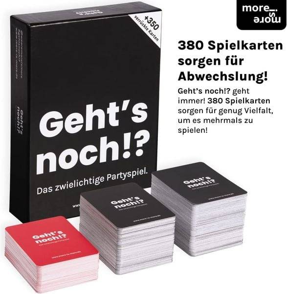 Geht's noch!? - das zwielichtige Partyspiel
