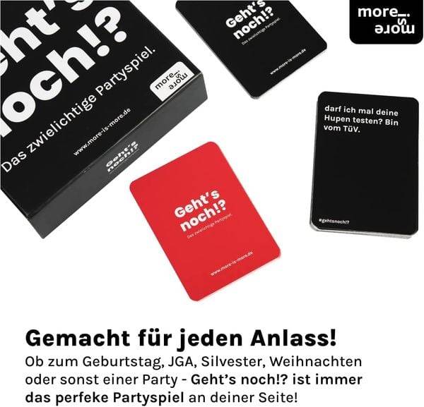 Geht's noch!? - das zwielichtige Partyspiel
