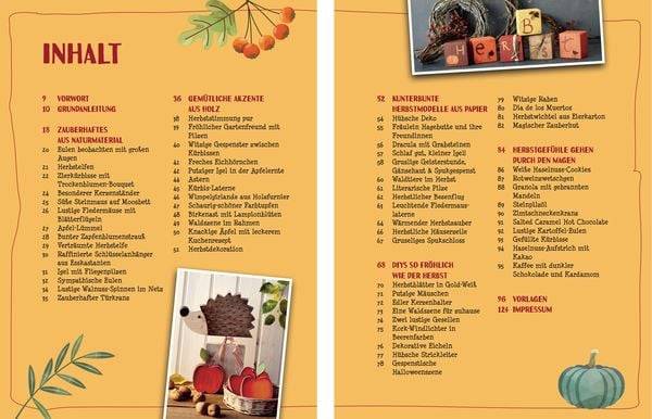 Jetzt ist Herbst! Fröhliche Bastelideen für die bunte Jahreszeit
