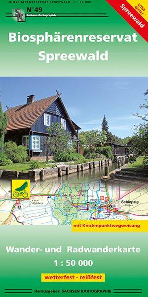 Biosphärenreservat Spreewald 1 : 50 000