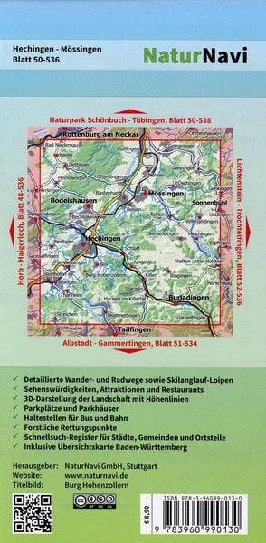 Hechingen - Mössingen 1 : 25 000, Blatt 50-536