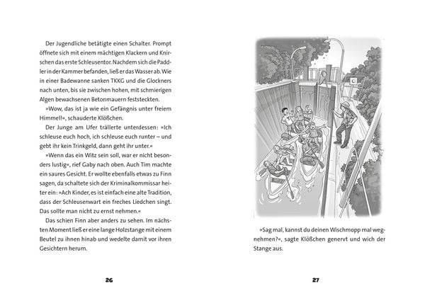 TKKG Junior, 18, Trügerischer Paddelspaß