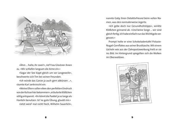 TKKG Junior, 18, Trügerischer Paddelspaß