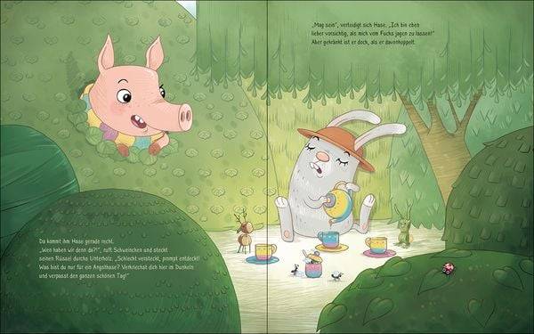 Voll gemein, sagt das Schwein