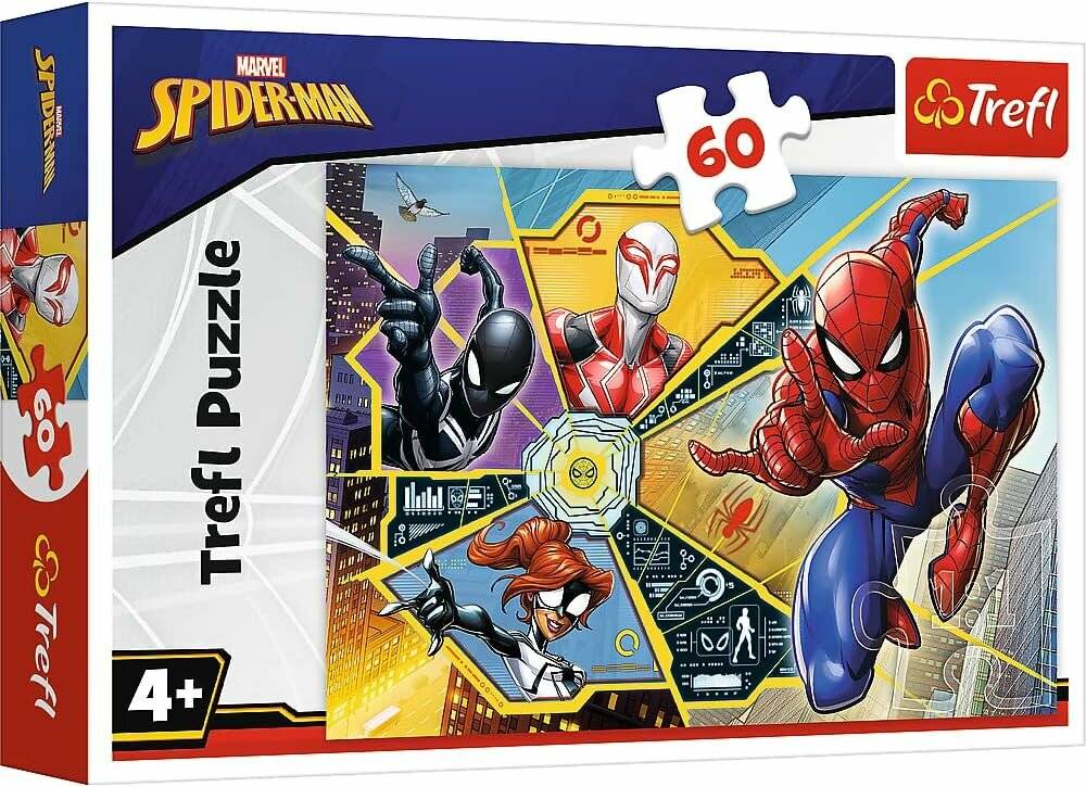 TREFL Puzzle Spiderman: Im Netz 60 Teile