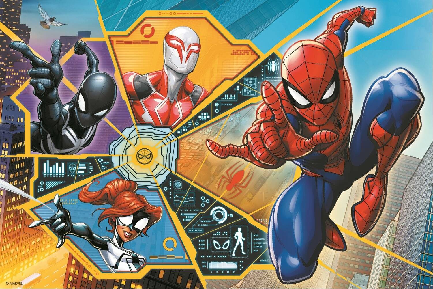 TREFL Puzzle Spiderman: Im Netz 60 Teile