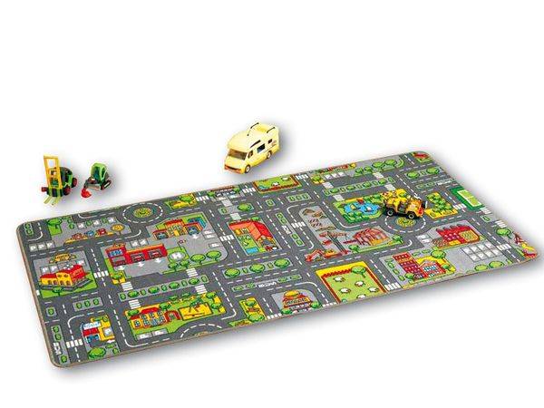 Meubinex - 52029406 - Spielteppich "City"