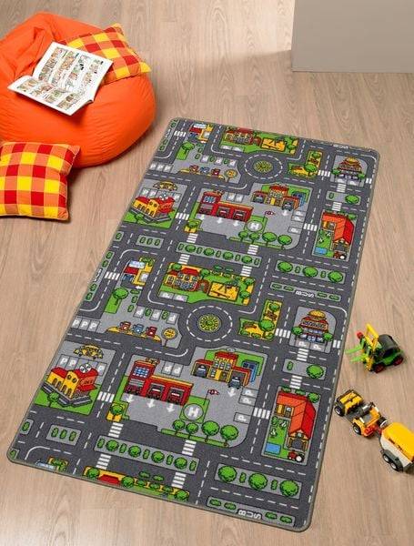 Meubinex - 52029406 - Spielteppich "City"