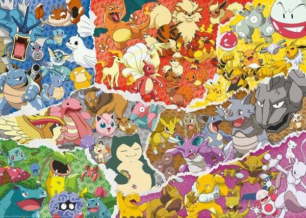 Ravensburger - Pokémon - Pokémon Abenteuer, 1000 Teile