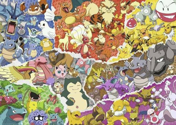 Ravensburger - Pokémon - Pokémon Abenteuer, 1000 Teile