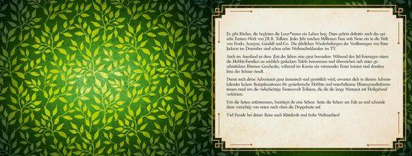 Der inoffizielle Adventskalender für Tolkien-Fans