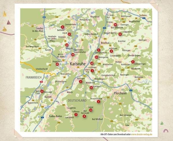 Rund um Karlsruhe. Wandern für die Seele