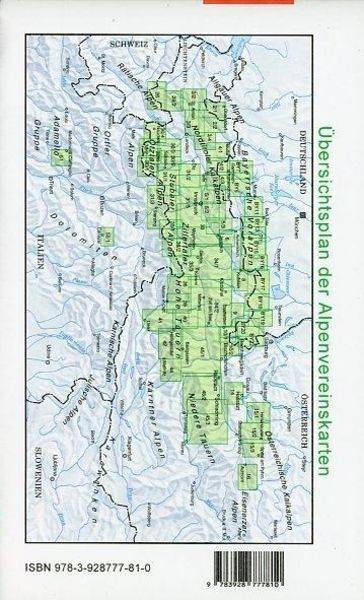 DAV Alpenvereinskarte 45/2 Niedere Tauern 2. 1 : 50 000 Wegmarkierung