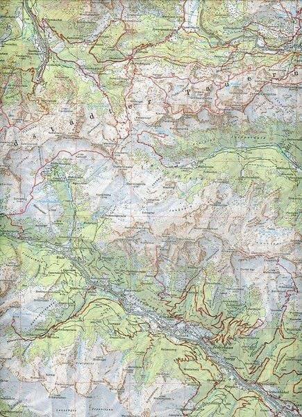 DAV Alpenvereinskarte 45/2 Niedere Tauern 2. 1 : 50 000 Wegmarkierung