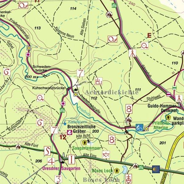 Dresdner Heide und Seifersdorfer Tal 1 : 15 000