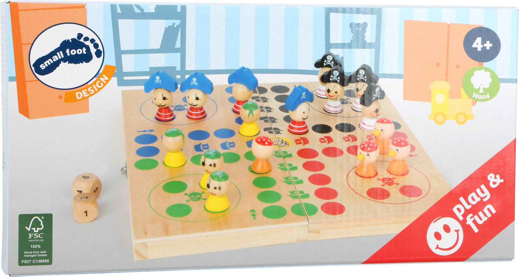small foot 10951 Ludo Pirateninsel ab 3 Jahren