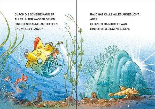 Leselöwen 1. Klasse - Die verborgene Unterwasser-Stadt (Großbuchstabenausgabe)