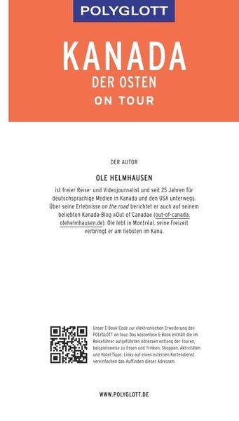 POLYGLOTT on tour Reiseführer Kanada – Der Osten