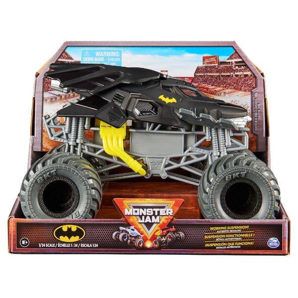 Monster Jam Batmobile Jam Truck Metall-Spritzguss Fahrzeug 1:24 ab 3 Jahre