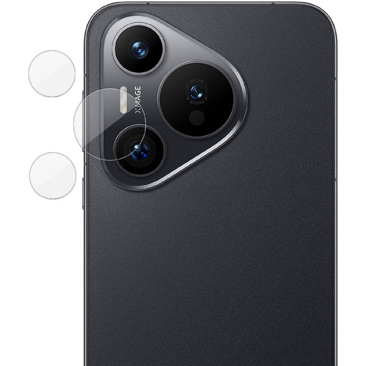 4x 9H Kameraglas für Huawei Pura 70 Pro Plus 3D KLAR echtes Tempered Panzerglas Panzerfolie Displayschutz Schutzglas Hartglas Schutzfolie