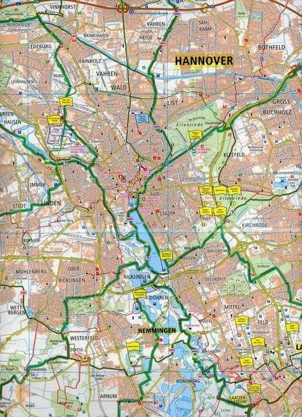Hannover - Deister Rad- und Wanderkarte 1 : 50 000
