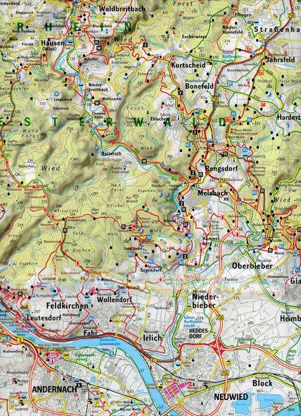 Westerwald 1:50.000 Wander- und Freizeitkarte