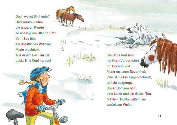 Silbengeschichten zum Lesenlernen - Pferdegeschichten