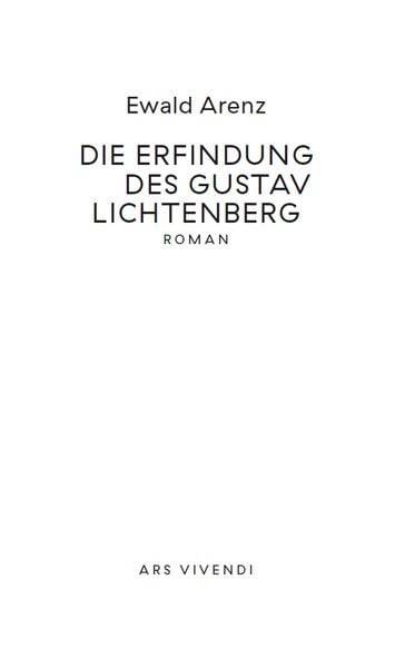 Die Erfindung des Gustav Lichtenberg