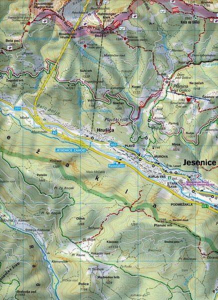 WK 5141 Nationalpark Triglav - Kranjska Gora - Planica - Bled, Wanderkarte 1:35.000