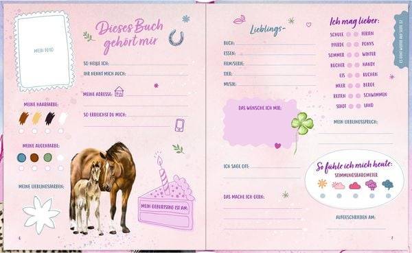 Freundebuch: Pferdefreunde (Wendepaill.) - Best friends