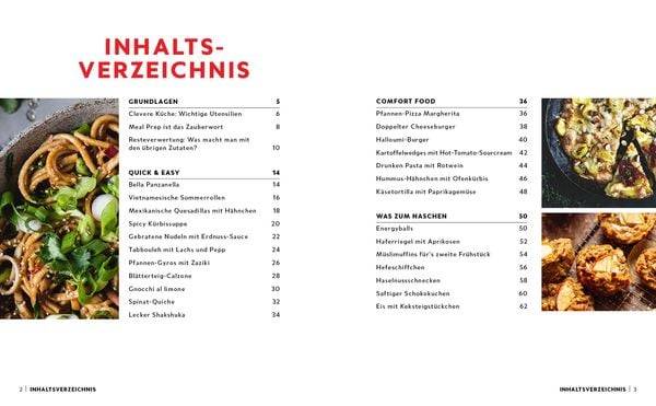 Genussmomente: Student*innen-Kochbuch