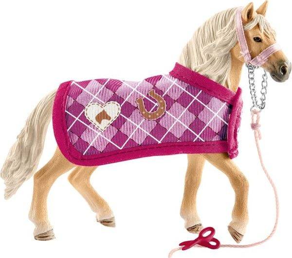 Schleich 42431 - Horse Club, Sofias Mode-Kreation (Andalusier Hengst, Halfter, Pferdedecke, Schere), Spielset
