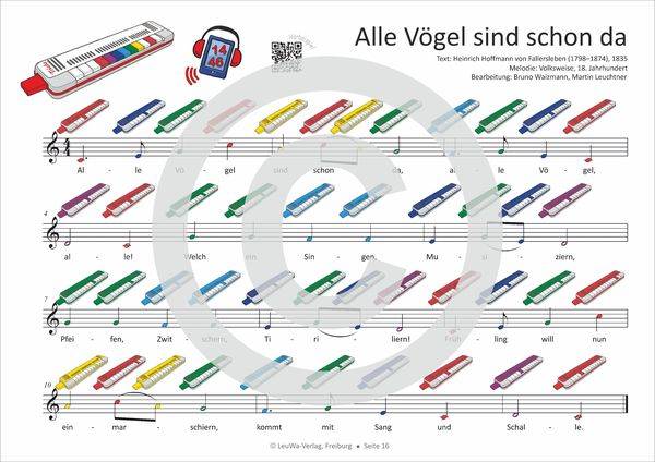 Einfacher!-Geht-Nicht: 32 Kinderlieder, Weihnachtslieder, Hits & Evergreens mit bunten Noten für die Triola (+Play-Along-Streaming)