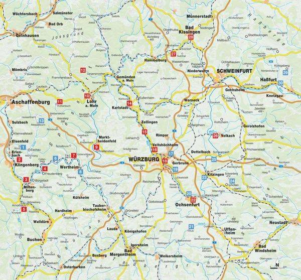 Wanderungen für Senioren Mainfranken