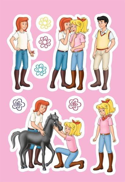 Bibi & Tina: Superstarker Sticker- und Malblock für Pferdefans