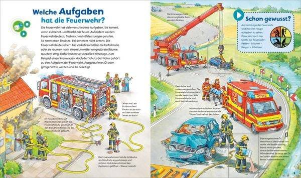 BOOKii® WAS IST WAS Junior Im Einsatz mit der Feuerwehr!