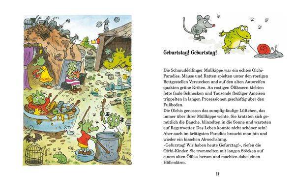 Die Olchis und die grüne Mumie