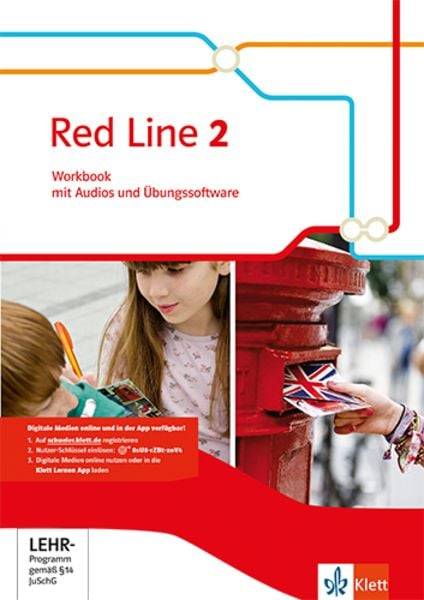 Red Line 2. Workbook mit Audios und Übungssoftware Klasse 6