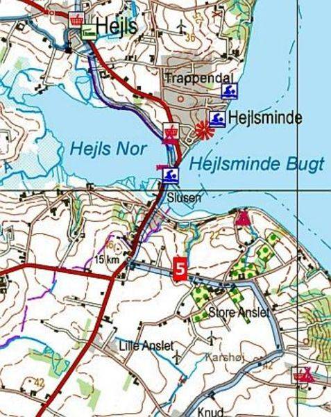 4 Fahrradkarte Dänemark / Cykelkort Danmark 1:100.000 - Jütland Süd