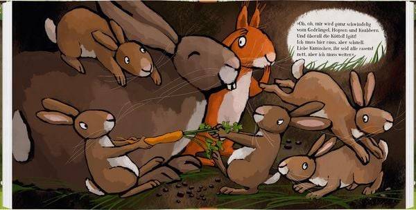 Eichhörnchen zieht um