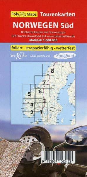 Norwegen Süd 1 : 600 000