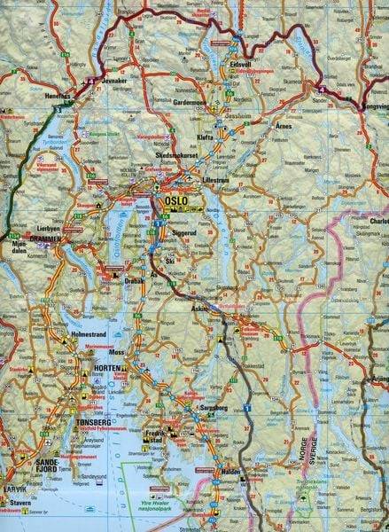 Norwegen Süd 1 : 600 000