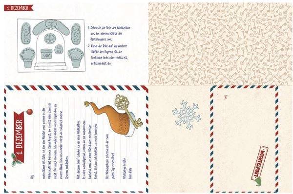 24 Briefe vom Weihnachtswichtel Adventskalenderbuch