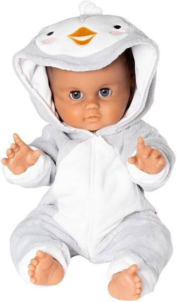 Heless - Puppen-Einteiler Baby-Pinguin, Gr. 35-45 cm