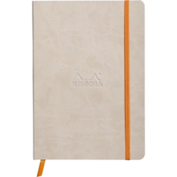 Rhodia Notizbuch A5 Softcover, 80 Bl 90g, liniert, Beige 117405C Rhodia Notizbuch A5 Softcover, 80 Bl 90g, liniert, Beige 117405C
